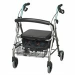 4 WHEELS JUNIOR ROLLATOR - TITANIUM GREY